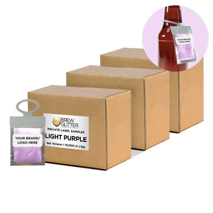 Light Purple Brew Glitter® Necker | Private Label-Brew Glitter®