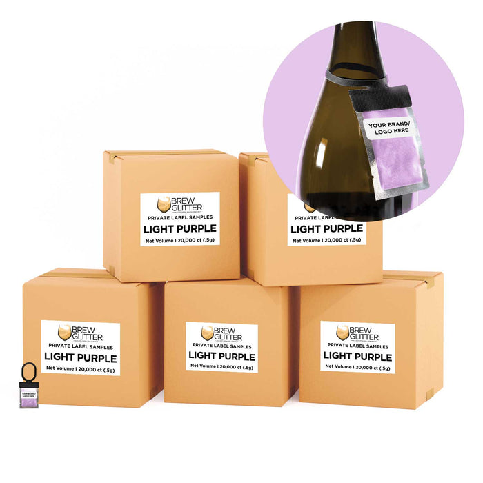 Light Purple Brew Glitter® Necker | Private Label-Brew Glitter®