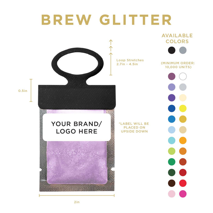 Light Purple Brew Glitter® Necker | Private Label-Brew Glitter®