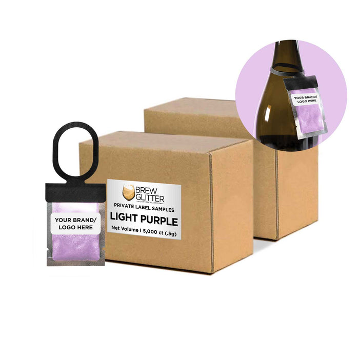 Light Purple Brew Glitter® Necker | Private Label-Brew Glitter®