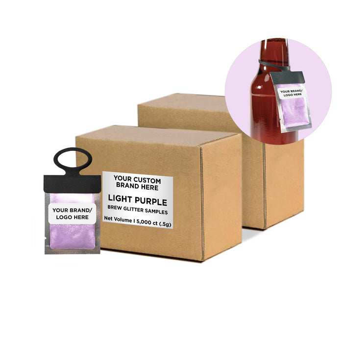 Light Purple Brew Glitter® Necker | Private Label-Brew Glitter®