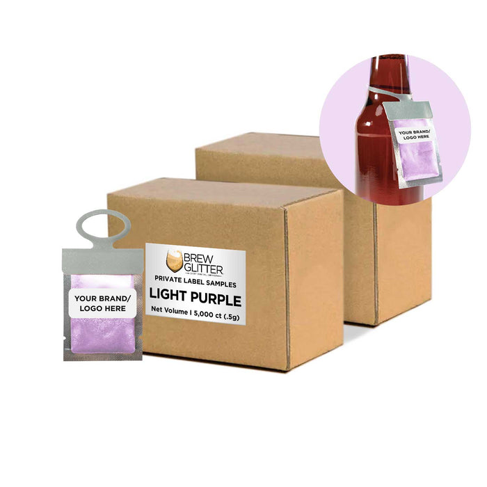 Light Purple Brew Glitter® Necker | Private Label-Brew Glitter®
