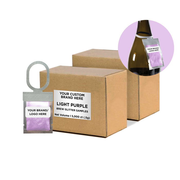 Light Purple Brew Glitter® Necker | Private Label-Brew Glitter®