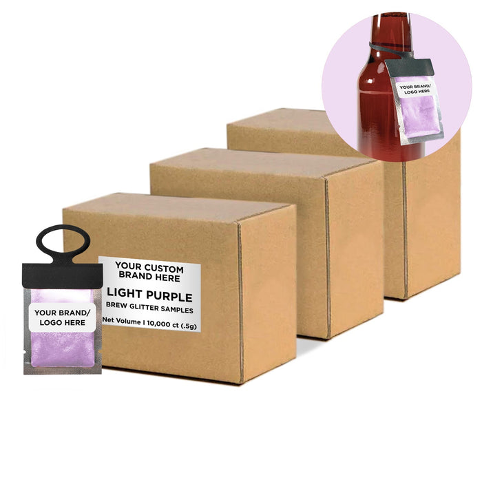 Light Purple Brew Glitter® Necker | Private Label-Brew Glitter®