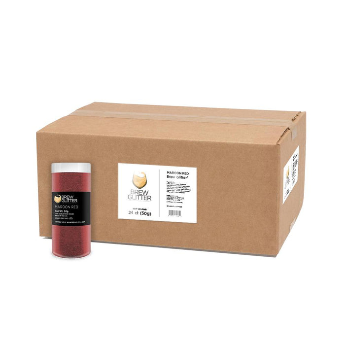 Maroon Brew Glitter by the Case-Brew Glitter®