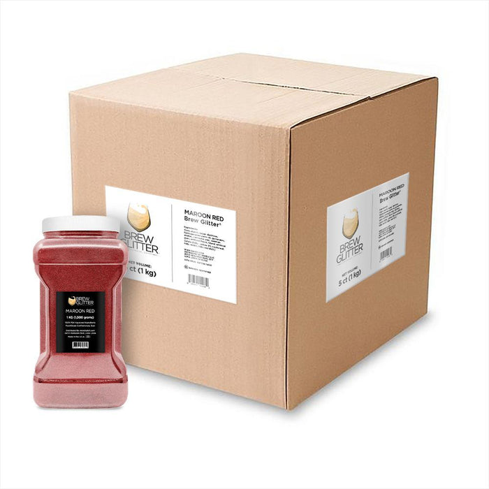 Maroon Brew Glitter by the Case-Brew Glitter®