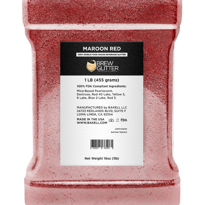 Maroon Brew Glitter by the Case-Brew Glitter®