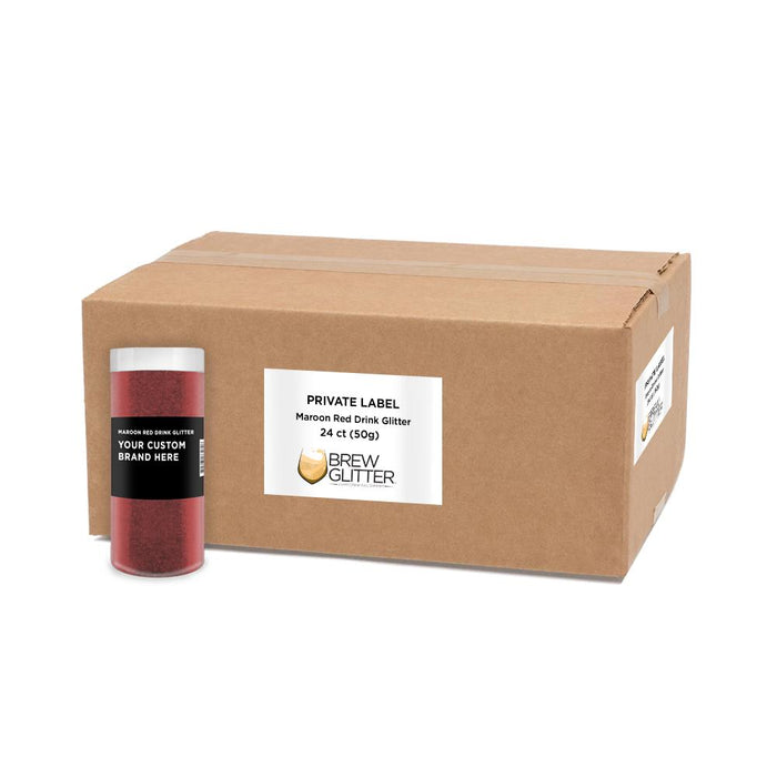 Maroon Brew Glitter by the Case | Private Label-Brew Glitter®