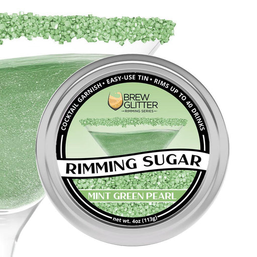 Mint Green Pearl Cocktail Rimming Sugar-Brew Glitter®