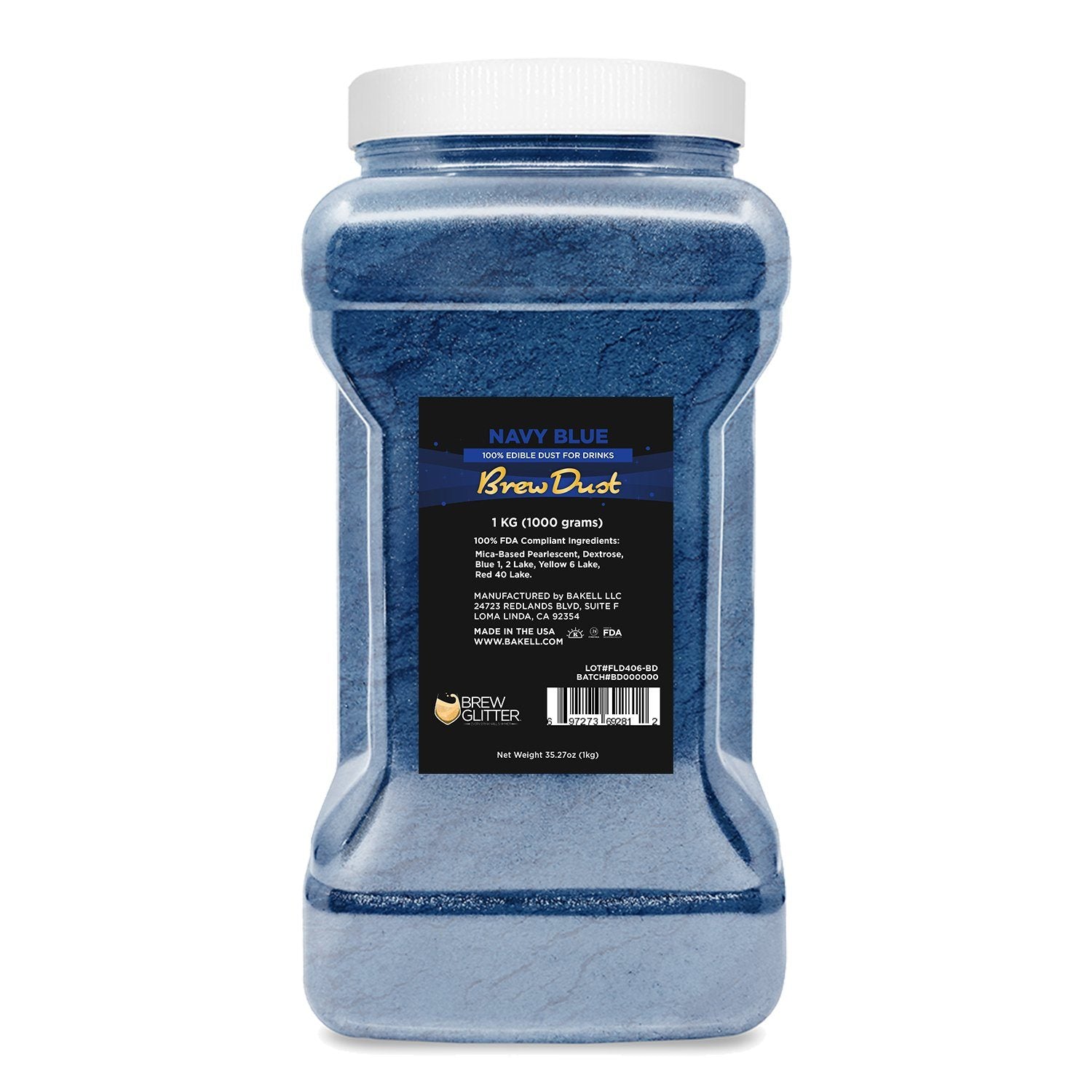 Navy Blue Edible Brew Dust-Brew Glitter®