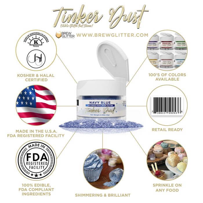 Navy Blue Tinker Dust by the Case-Brew Glitter®