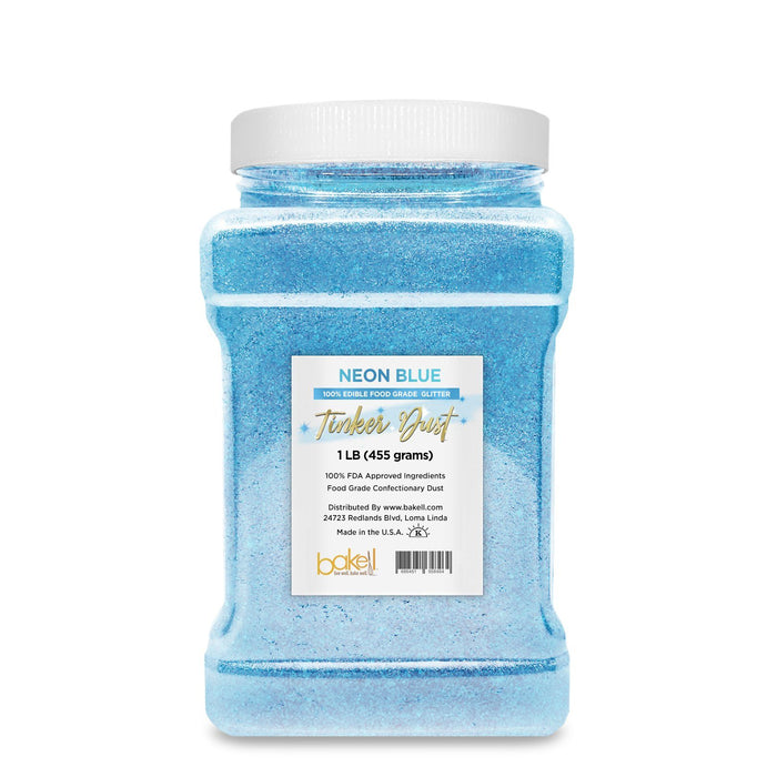 Neon Blue Tinker Dust Edible Glitter | Food Grade Glitter-Brew Glitter®