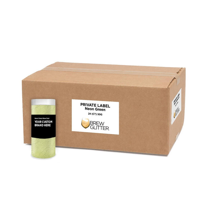 Neon Green Brew Dust by the Case | Private Label-Brew Glitter®