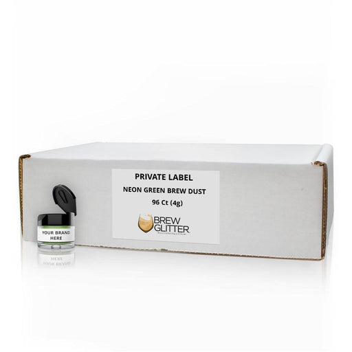 Neon Green Brew Dust by the Case | Private Label-Brew Glitter®