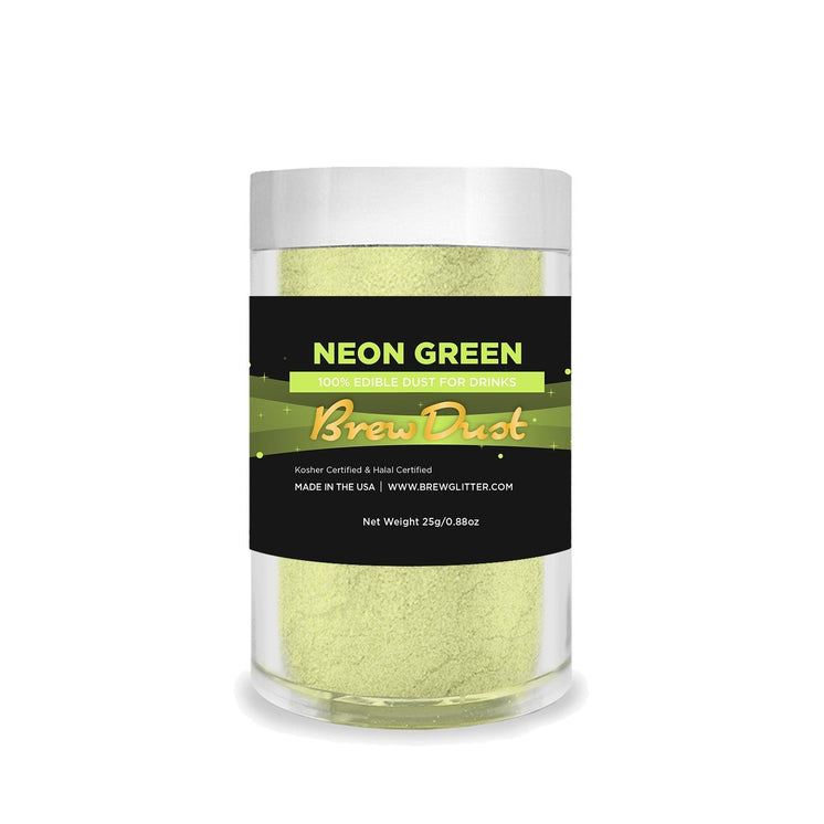 Neon Green Edible Brew Dust-Brew Glitter®