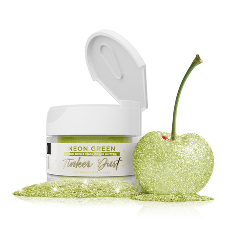 Neon Green Tinker Dust Edible Glitter | Food Grade Glitter-Brew Glitter®