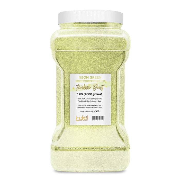 Neon Green Tinker Dust Food Grade Edible Glitter | Bulk Sizes-Brew Glitter®