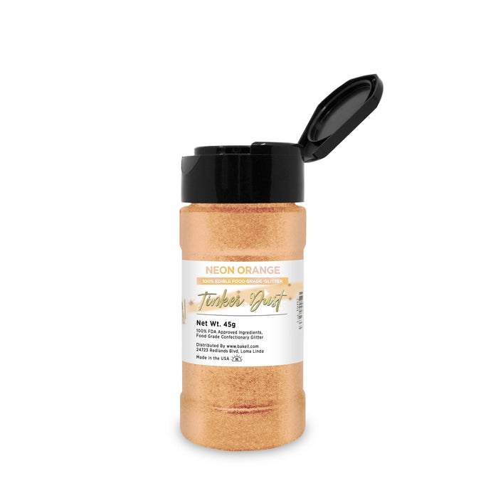 Neon Orange Tinker Dust Edible Glitter | Food Grade Glitter-Brew Glitter®