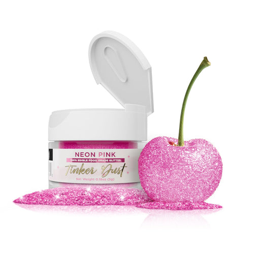 Neon Pink Tinker Dust Edible Glitter | Food Grade Glitter-Brew Glitter®