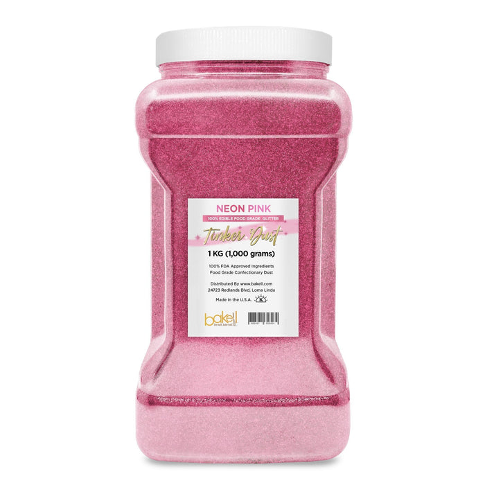 Neon Pink Tinker Dust Food Grade Edible Glitter | Bulk Sizes-Brew Glitter®