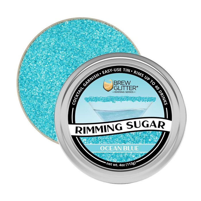 Ocean Blue Cocktail Rimming Sugar | Bulk Sizes-Brew Glitter®