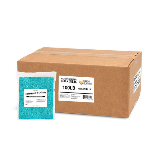 Ocean Blue Cocktail Rimming Sugar | Bulk Sizes-Brew Glitter®