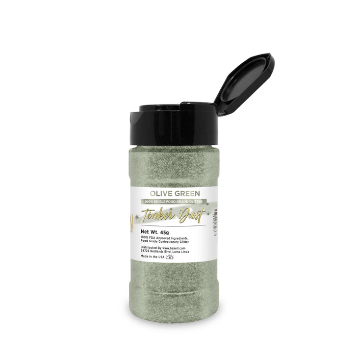 Olive Green Tinker Dust Edible Glitter | Food Grade Glitter-Brew Glitter®