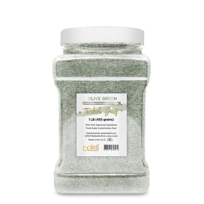 Olive Green Tinker Dust Edible Glitter | Food Grade Glitter-Brew Glitter®