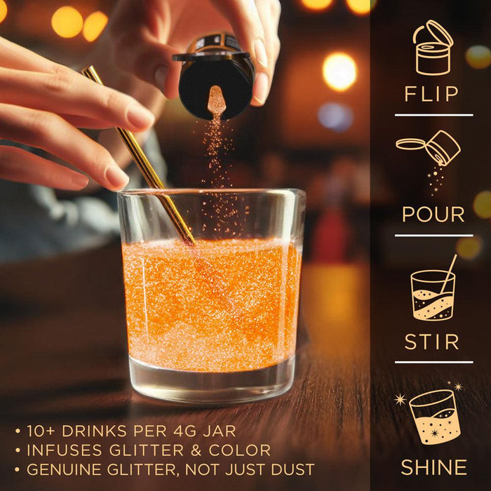 Orange Brew Glitter by the Case | Private Label-Brew Glitter®