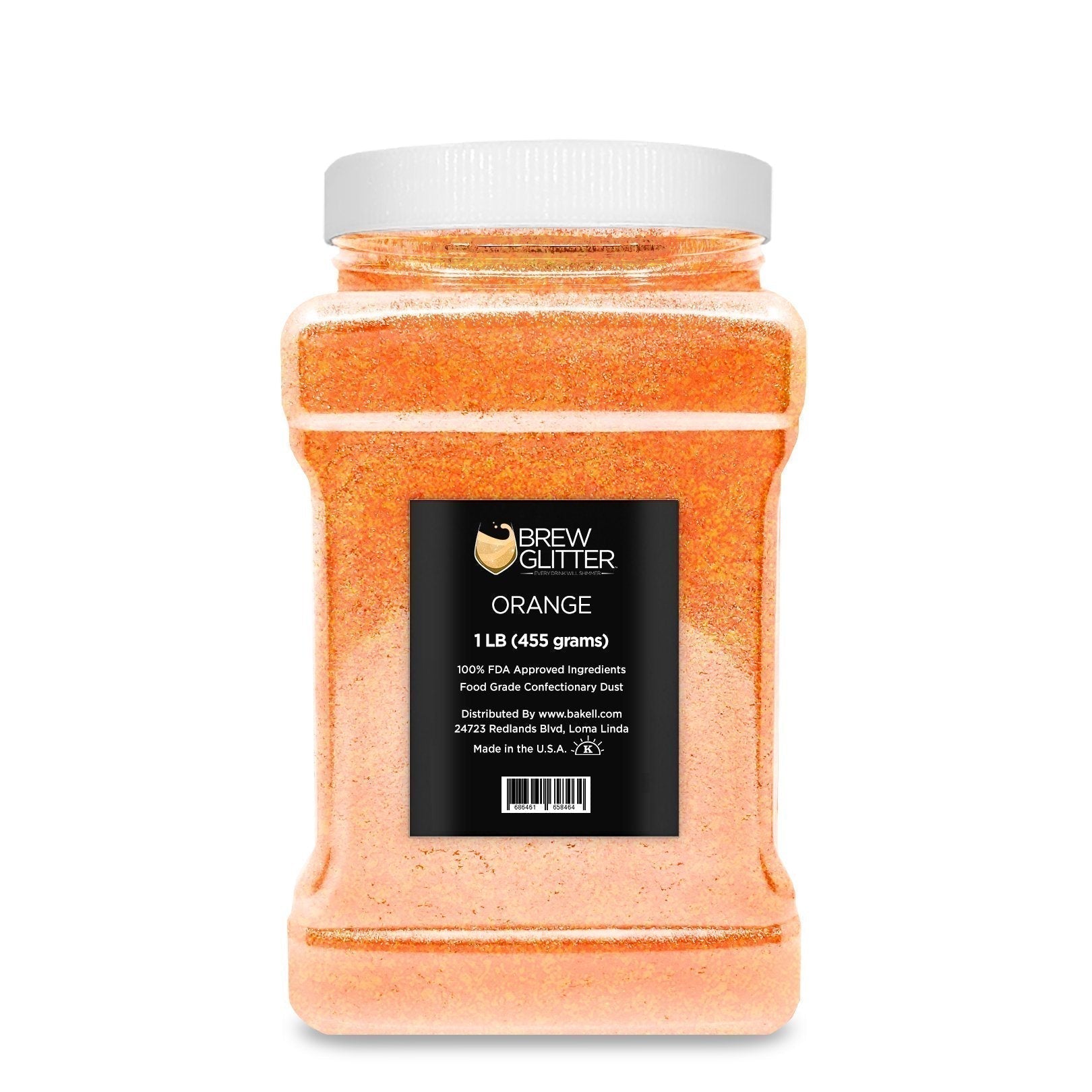 Orange Brew Glitter | Food Grade Beverage Glitter-Brew Glitter®