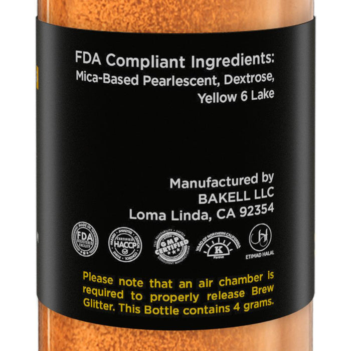 Orange Brew Glitter Mini Spray Pump by the Case | Private Label-Brew Glitter®