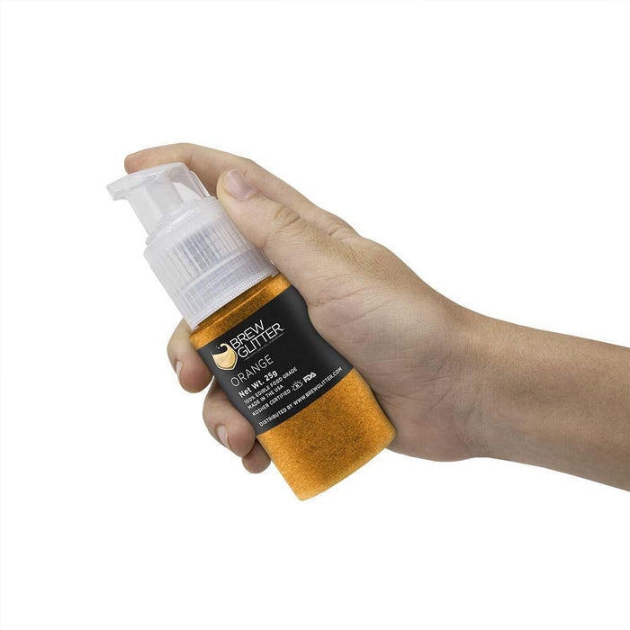 Orange Brew Glitter Spray Pump by the Case-Brew Glitter®