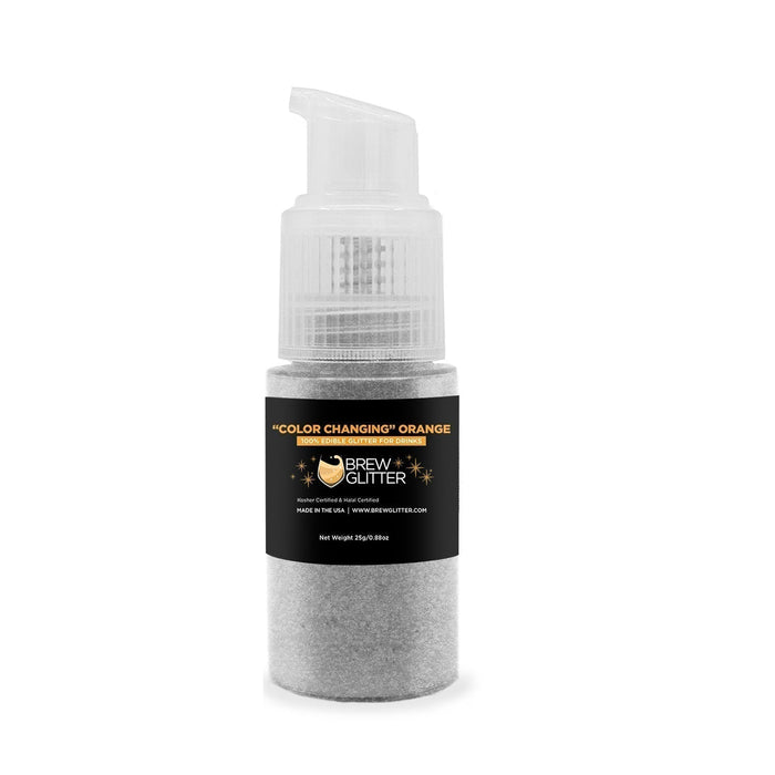 Orange Color Changing Brew Glitter Spray Pump-Brew Glitter®