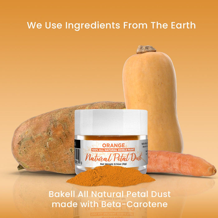 Orange Food Coloring | Natural Petal Dust-Brew Glitter®