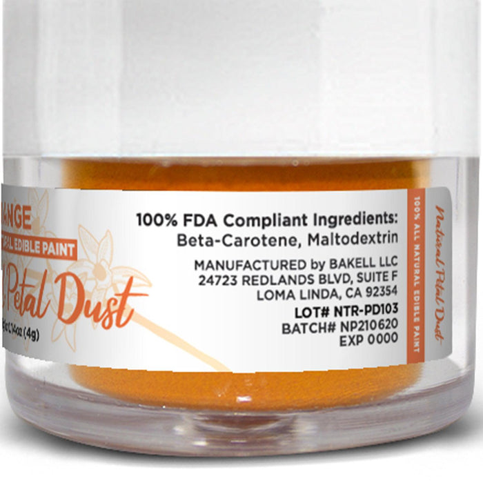 Orange Food Coloring | Natural Petal Dust-Brew Glitter®