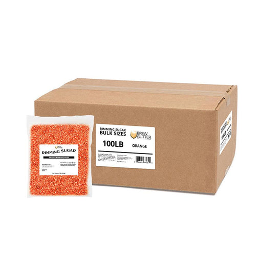 Orange Rimming Sugar | Bulk-Brew Glitter®