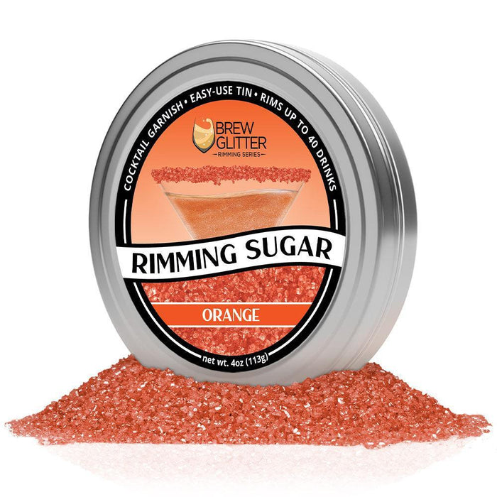 Orange Rimming Sugar | Private Label-Brew Glitter®