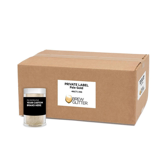 Pale Gold Brew Dust by the Case | Private Label-Brew Glitter®