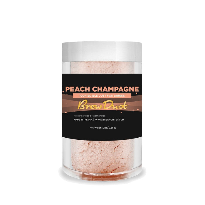 Peach Champagne Edible Pearlized Brew Dust-Brew Glitter®