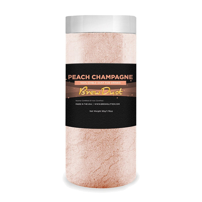 Peach Champagne Edible Pearlized Brew Dust-Brew Glitter®