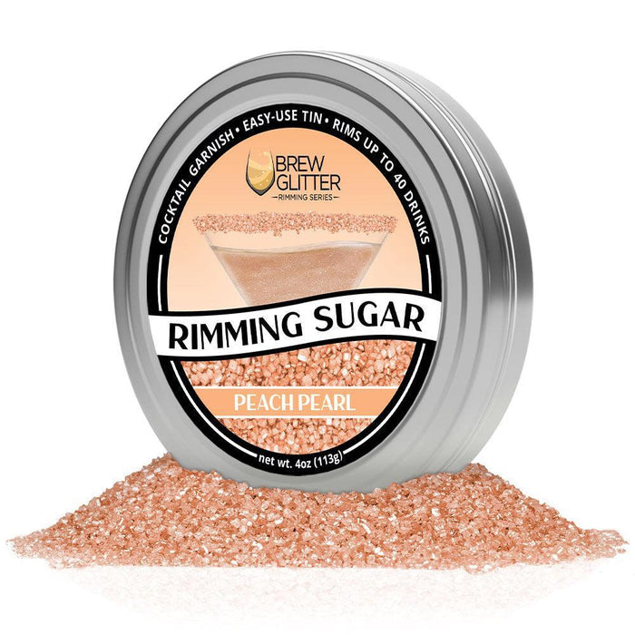 Peach Cocktail Rimming Sugar | Private Label (48 units per/case)-Brew Glitter®