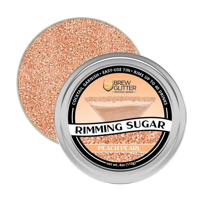 Peach Cocktail Rimming Sugar | Private Label (48 units per/case)-Brew Glitter®