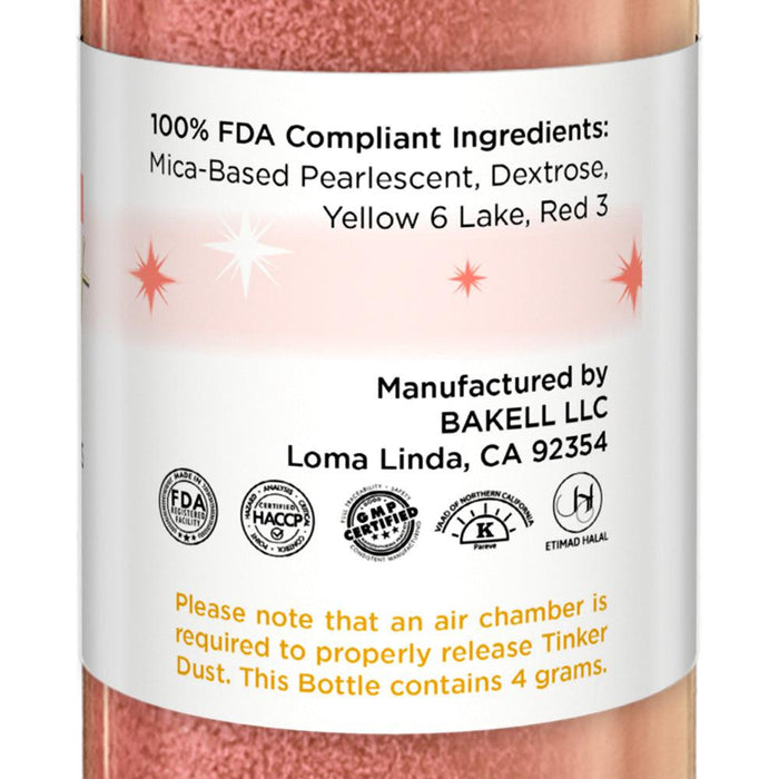 Peach Tinker Dust Edible Glitter Spray Pump-Brew Glitter®
