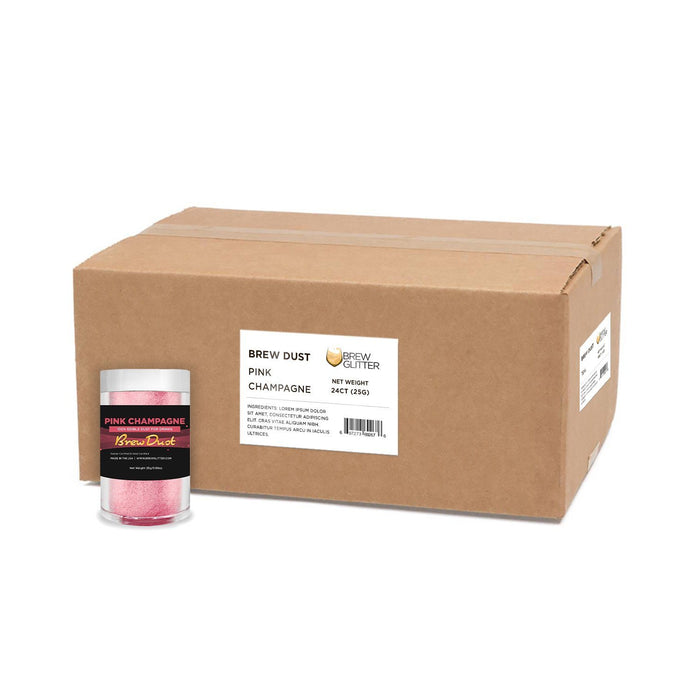 Pink Champagne Brew Dust by the Case-Brew Glitter®