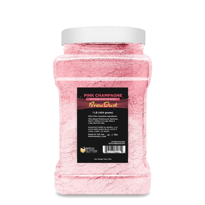Pink Champagne Edible Brew Dust-Brew Glitter®