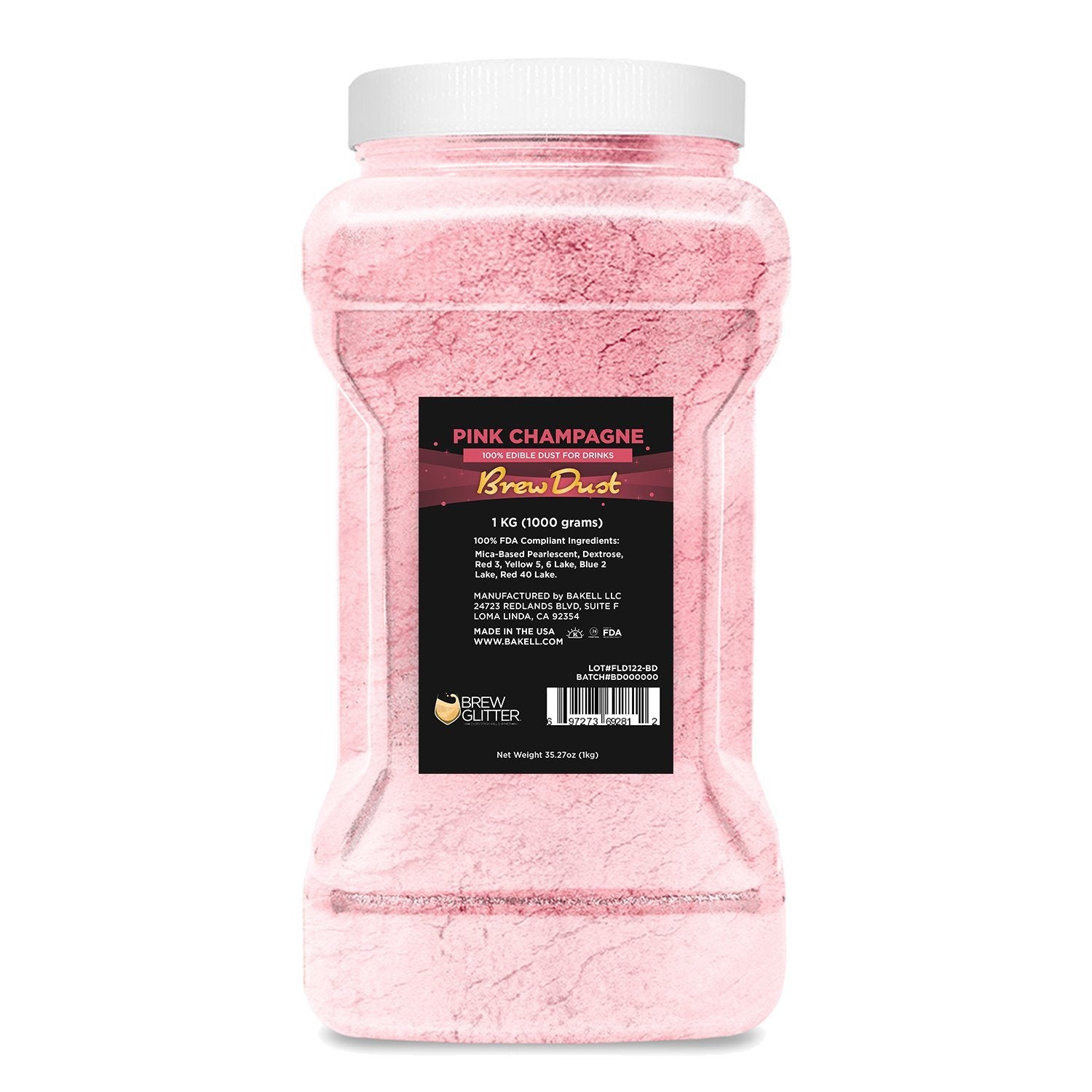 Pink Champagne Edible Brew Dust-Brew Glitter®
