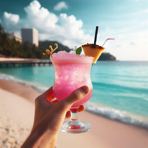 Pink Color Changing Brew Glitter® Necker | Private Label-Brew Glitter®