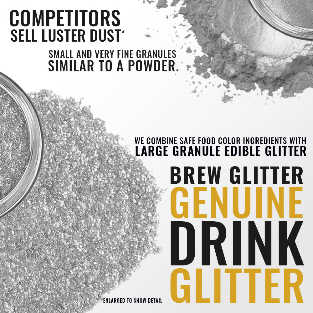 Pink Edible Color Changing Brew Glitter | Bulk Size-Brew Glitter®