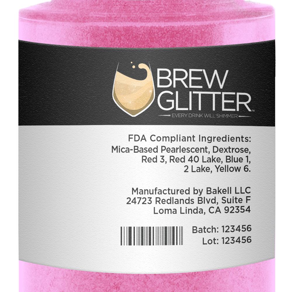 Pink Edible Glitter Spray Pump for Drinks-Brew Glitter®