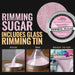 Pink Pearl Cocktail Rimming Sugar | Private Label (48 units per/case)-Brew Glitter®